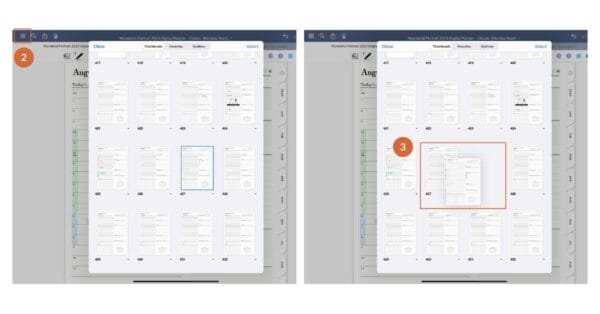 Wondefull Note How to Copy and Paste Pages in Your GoodNotes Planner - Wondefull