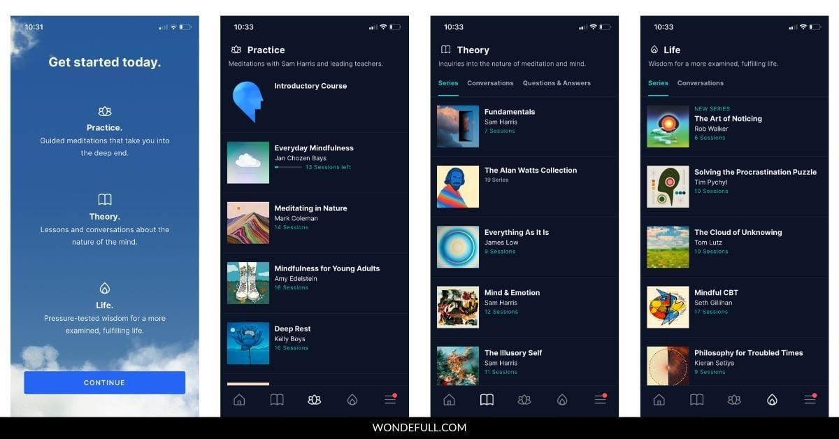 morning meditation app waking up