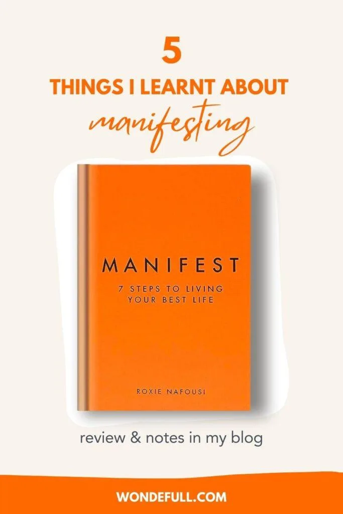 manifest 7 steps book 5 lessons about manifesting