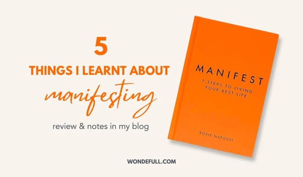manifest 7 steps book 5 lessons about manifesting