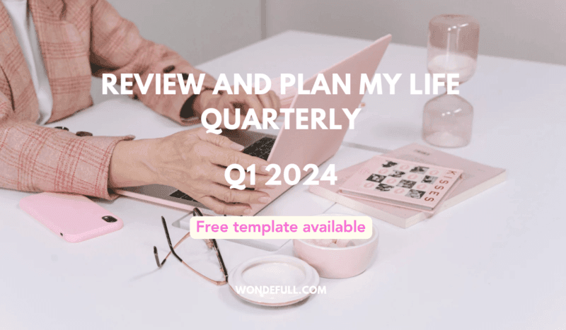 My Quarterly Planning For Q1’24: Becoming An Active Girl