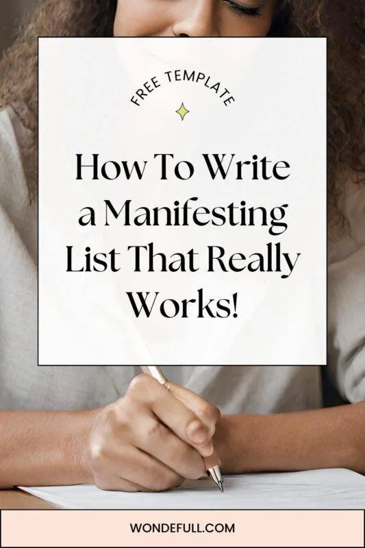 manifesting list post