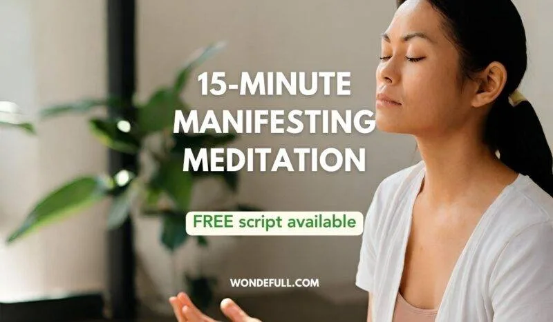 manifesting meditation script woman