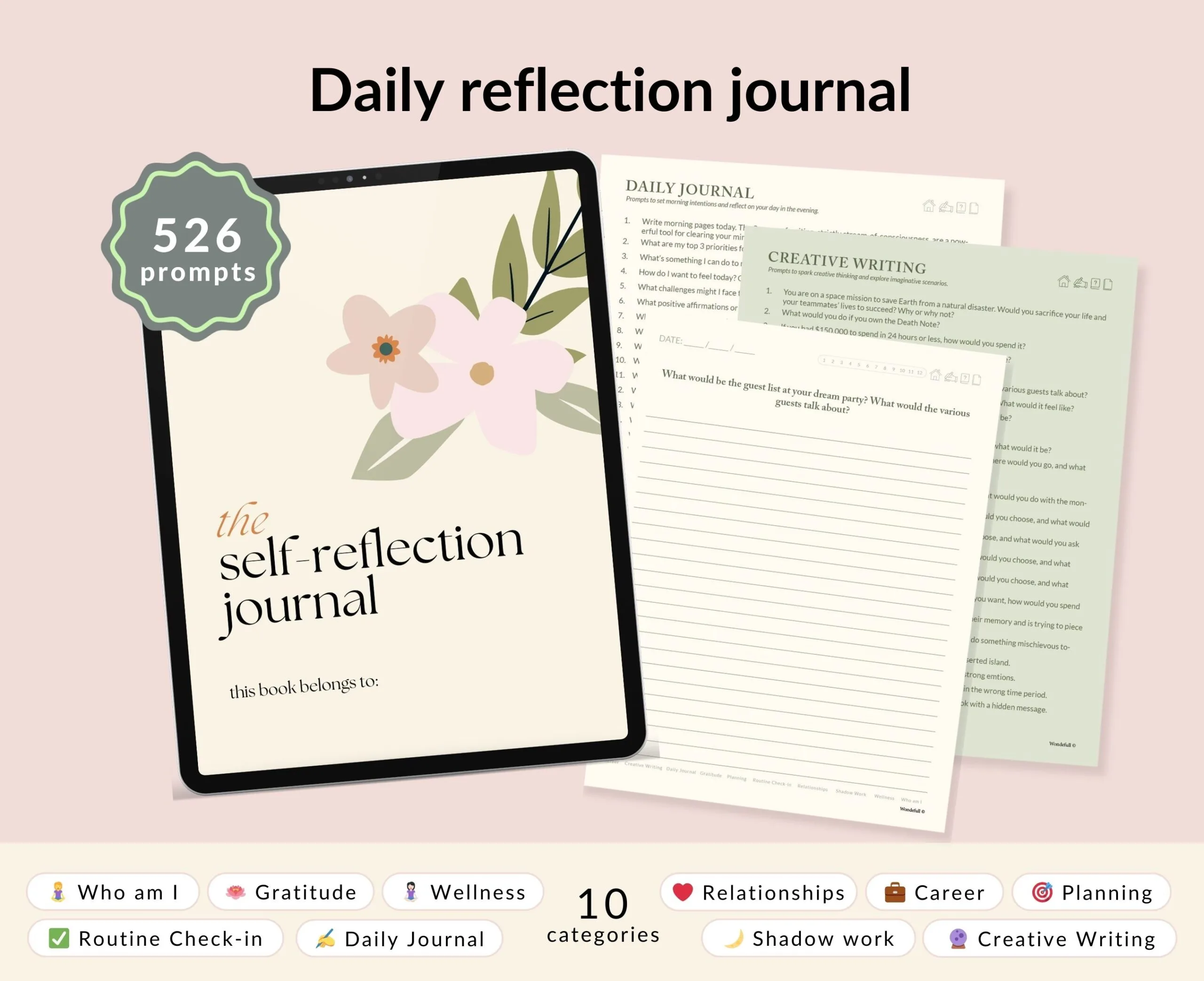 Daily reflection journal intro