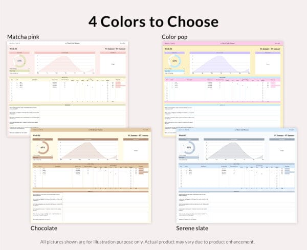 12-Week Goal Planner Google Sheets Template - Image 7