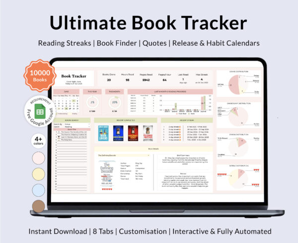 book tracker gsheets