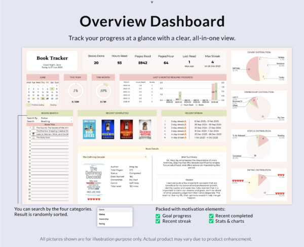 Reading Tracker, Book Tracker, TBR - Image 8