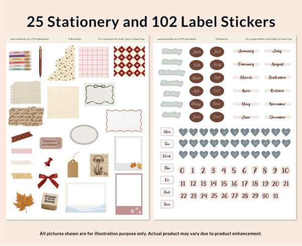 Cozy Reading Stickers Set - Image 4