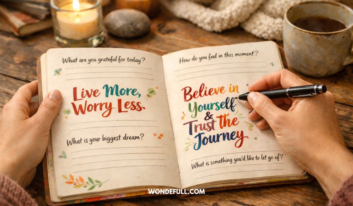 Breakup Journal Prompts writing hands