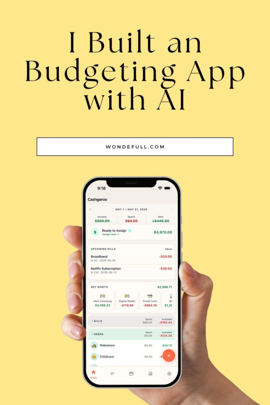 ai coding cashgaroo budgeting