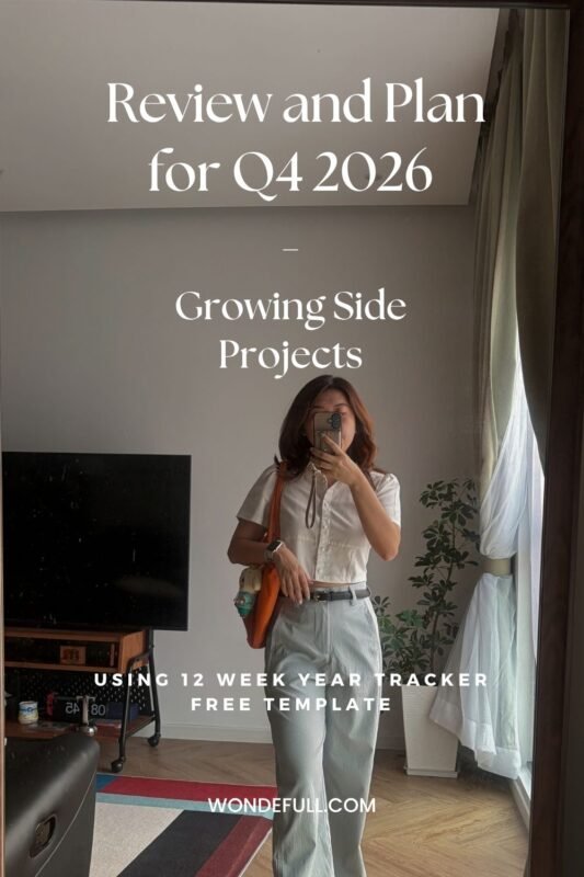 Quarterly planning Q4 2026 ootd