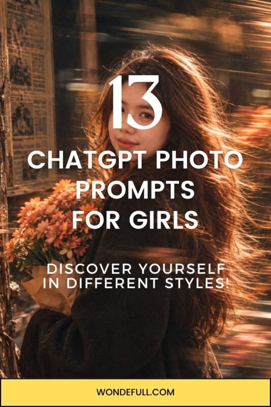 ai prompts for photos girls film